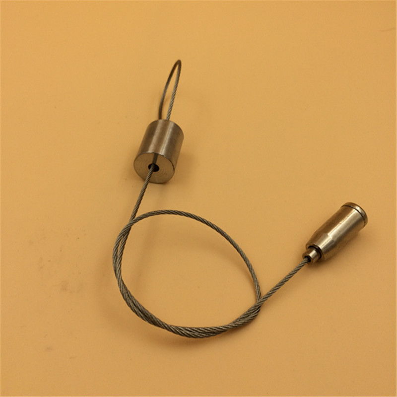 jls广告牌吊码钢丝绳顶码吊件挂画配件钢丝绳加长码招牌吊架钩码