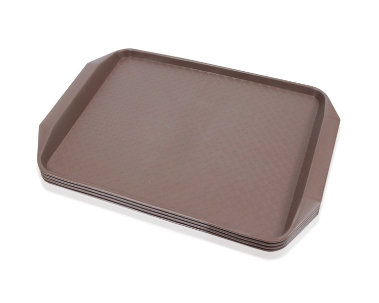 肯德基麦当劳中式快餐美食广场彩花防滑托盘快餐盘