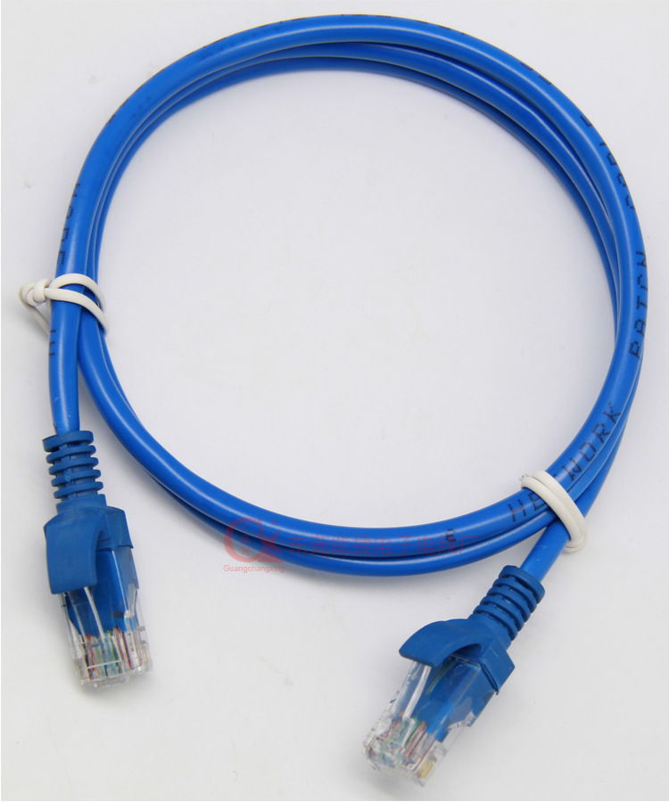 厂家直销cat5跳线电脑机顶盒连接线五类八芯双绞网线批发定制