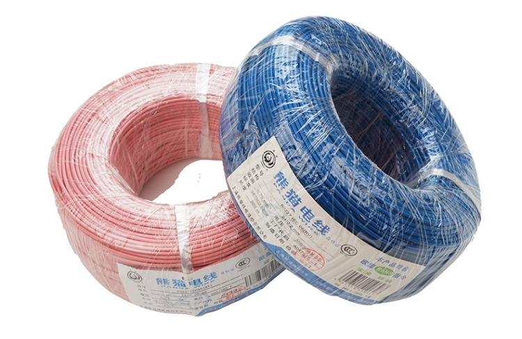 熊猫电线 rv1平方 32/0.2 多股软线 工业用线 100米/卷