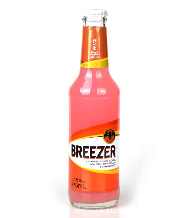 百家得/百加得冰锐朗姆酒蜜桃味275ml*24瓶 预调酒