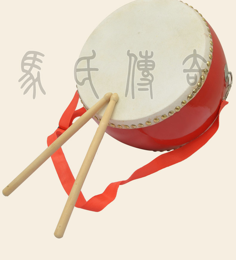 马氏传奇堂鼓 头层牛皮8寸堂鼓木质鼓身口面直径约26cm可批发订制