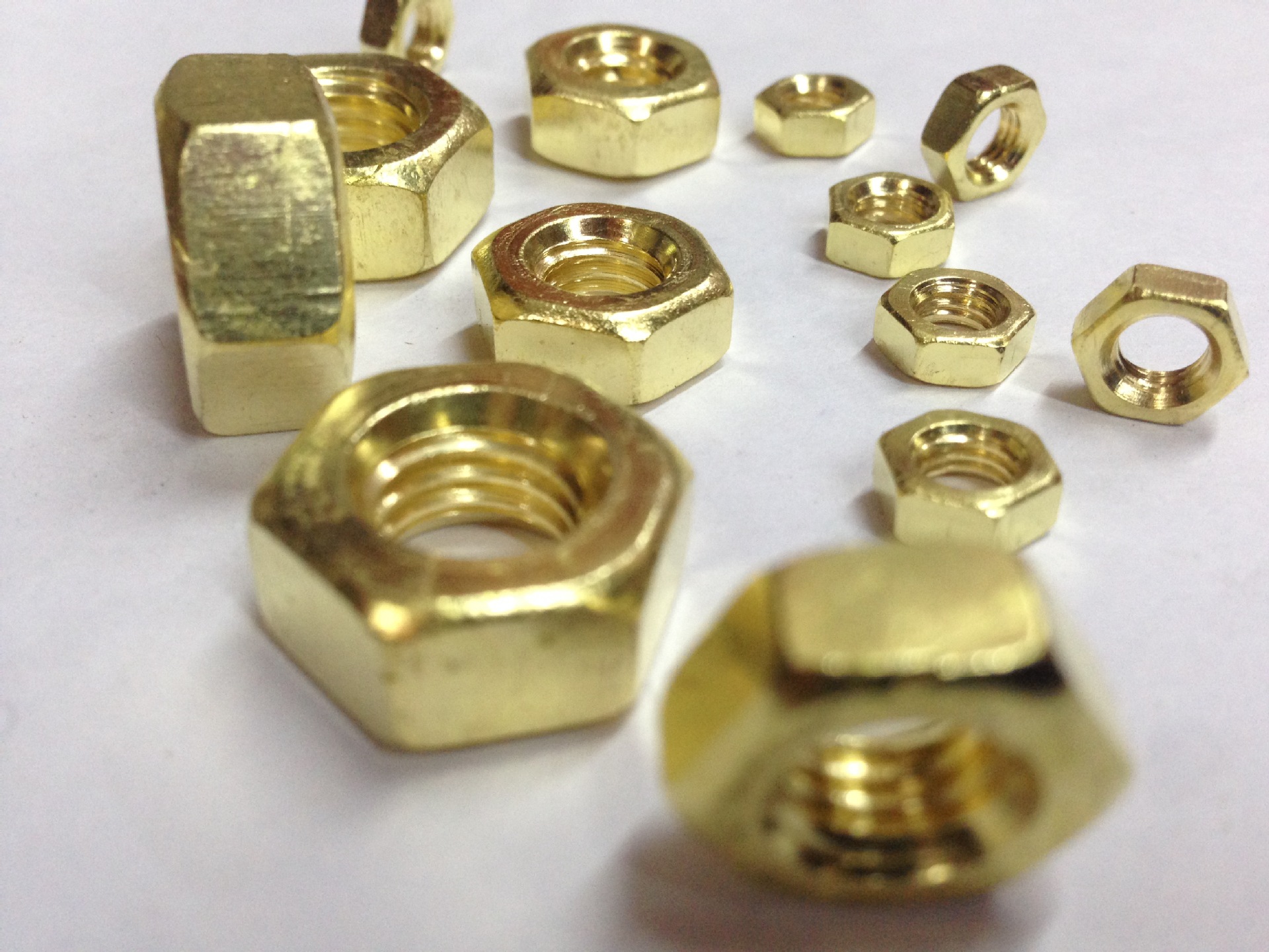 铜六角螺母m4铜螺帽外六角螺母h62铜螺母螺丝帽gb6170螺栓帽批发