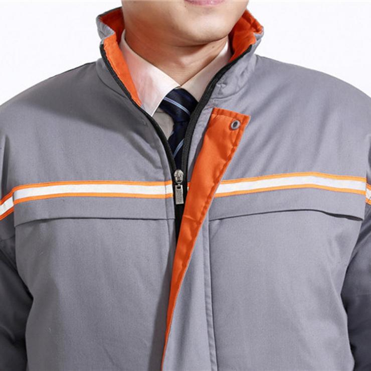 春秋纯棉工作服套装男 电焊劳保服长袖工装户外制服