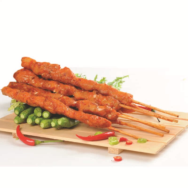 【三统万福】香又香鸡肉串 烧烤肉油炸肉串烤串冷冻半成品 批发