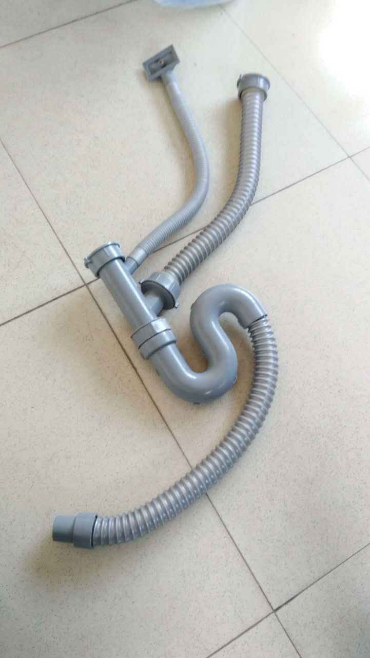 水槽下水器排水厨房专用不锈钢洗菜盆水槽含下水器钢丝管厂家直销