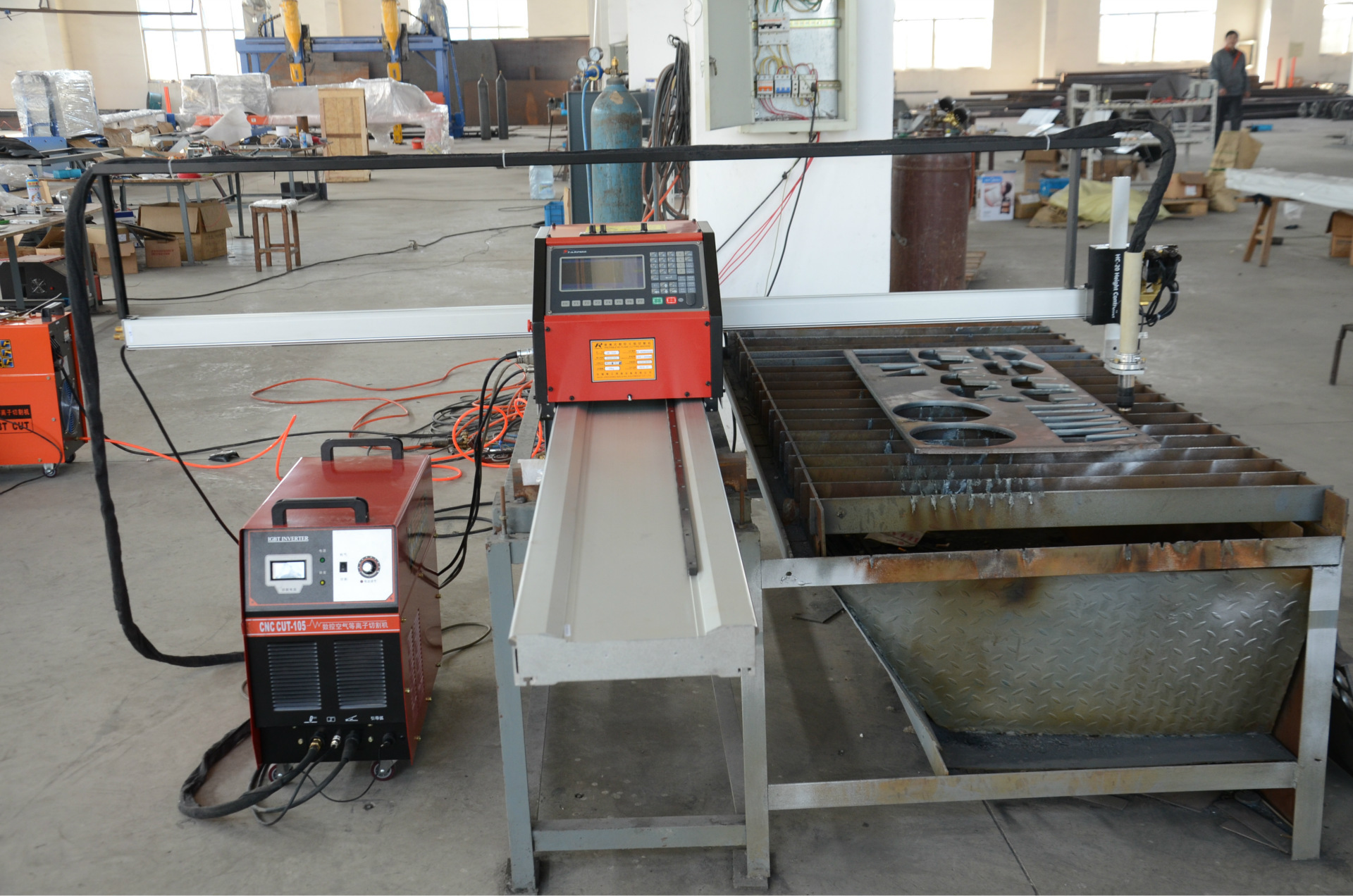 与cnc  cut-105数控专用空气等离子切割机配合使用效果及佳设备的安装