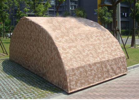 折叠车库质量保证,自己生产加工定制