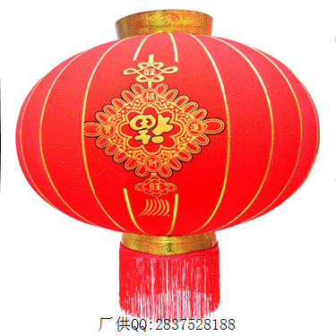 高档植绒灯笼 春节大红节日广告植绒灯笼 喜庆灯笼批发 花开富贵