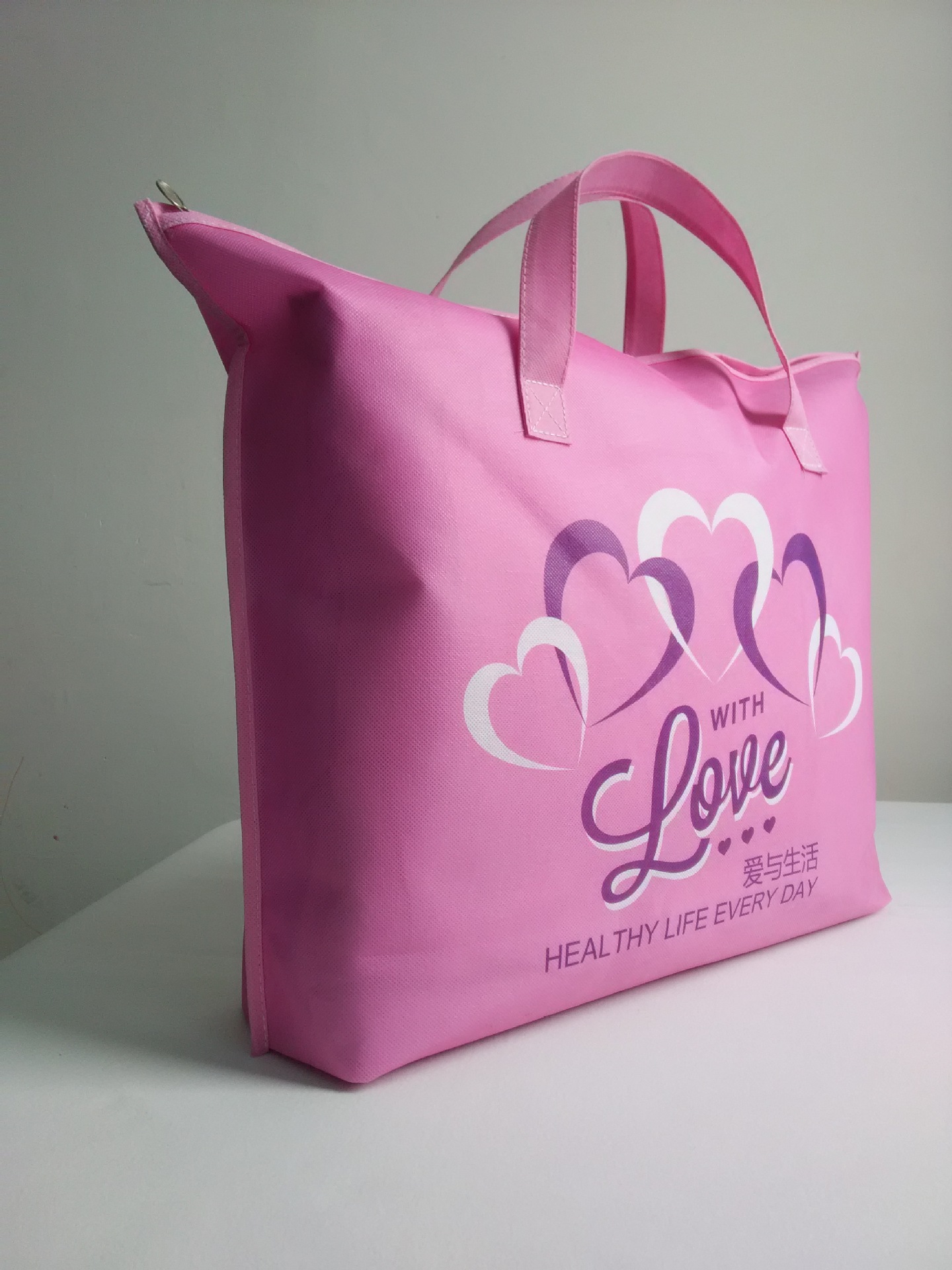 夏被无纺布包装 空调被子包装袋无纺布 四件套手提袋厂家定制