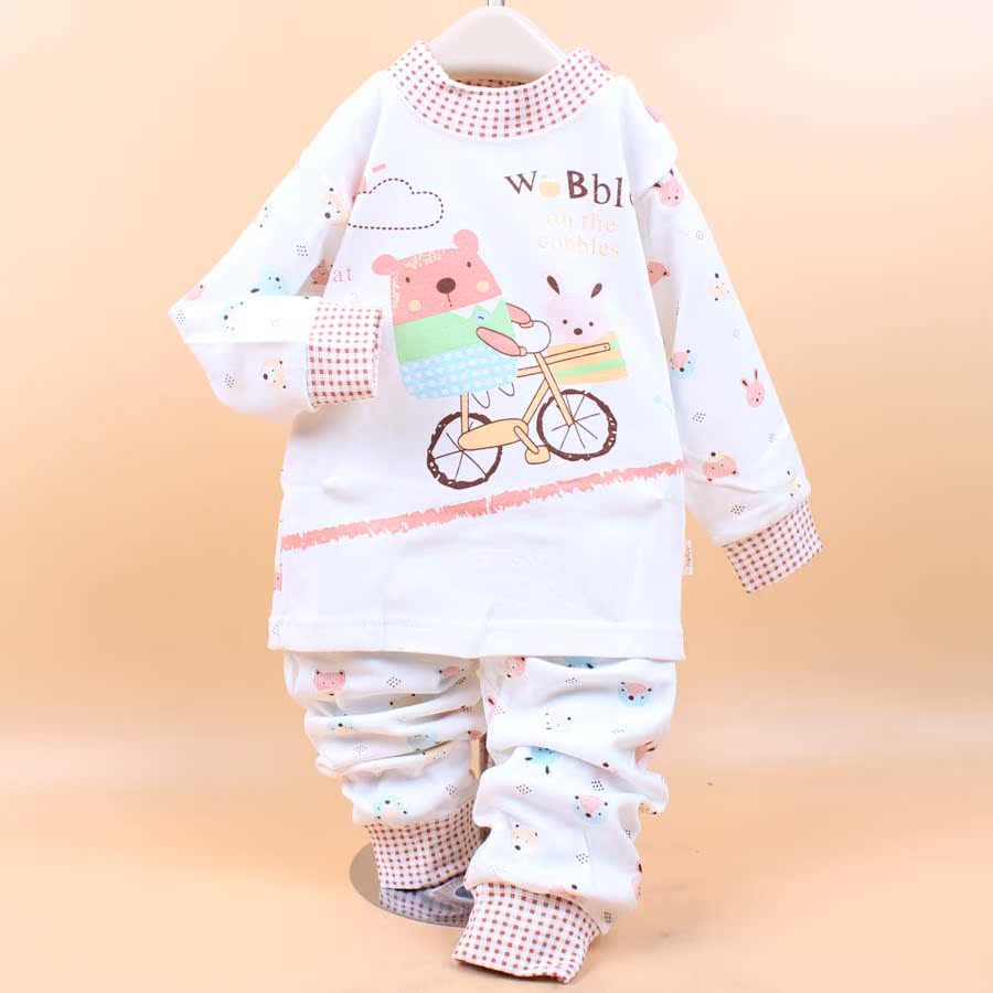 秋冬新款儿童纯棉内衣套装童内衣裤小熊班尼内衣套装可挑码s0249