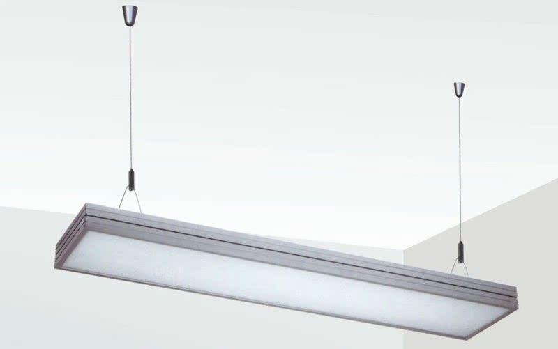创意灯简约led个性工作室铝材办公吊线灯 长方形铝材办公室吊线灯