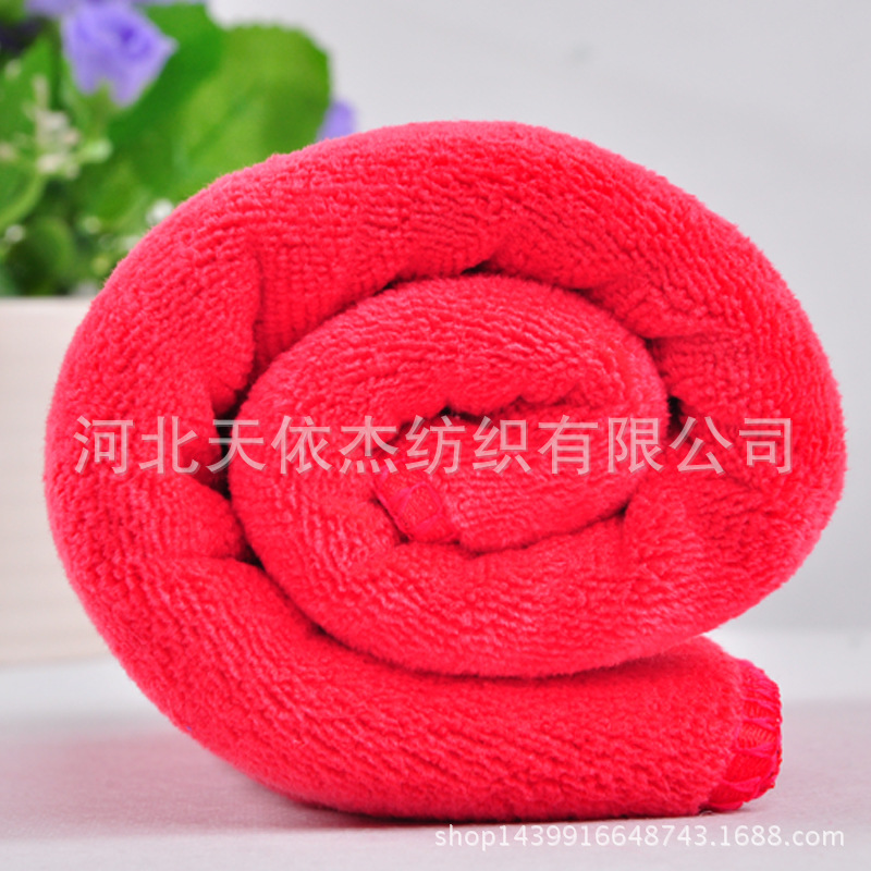 Advertising Microfiber Towel Thickened Absorbent Beauty Salon Barber Shop Beauty Salon Hairdressing Wholesale Towels