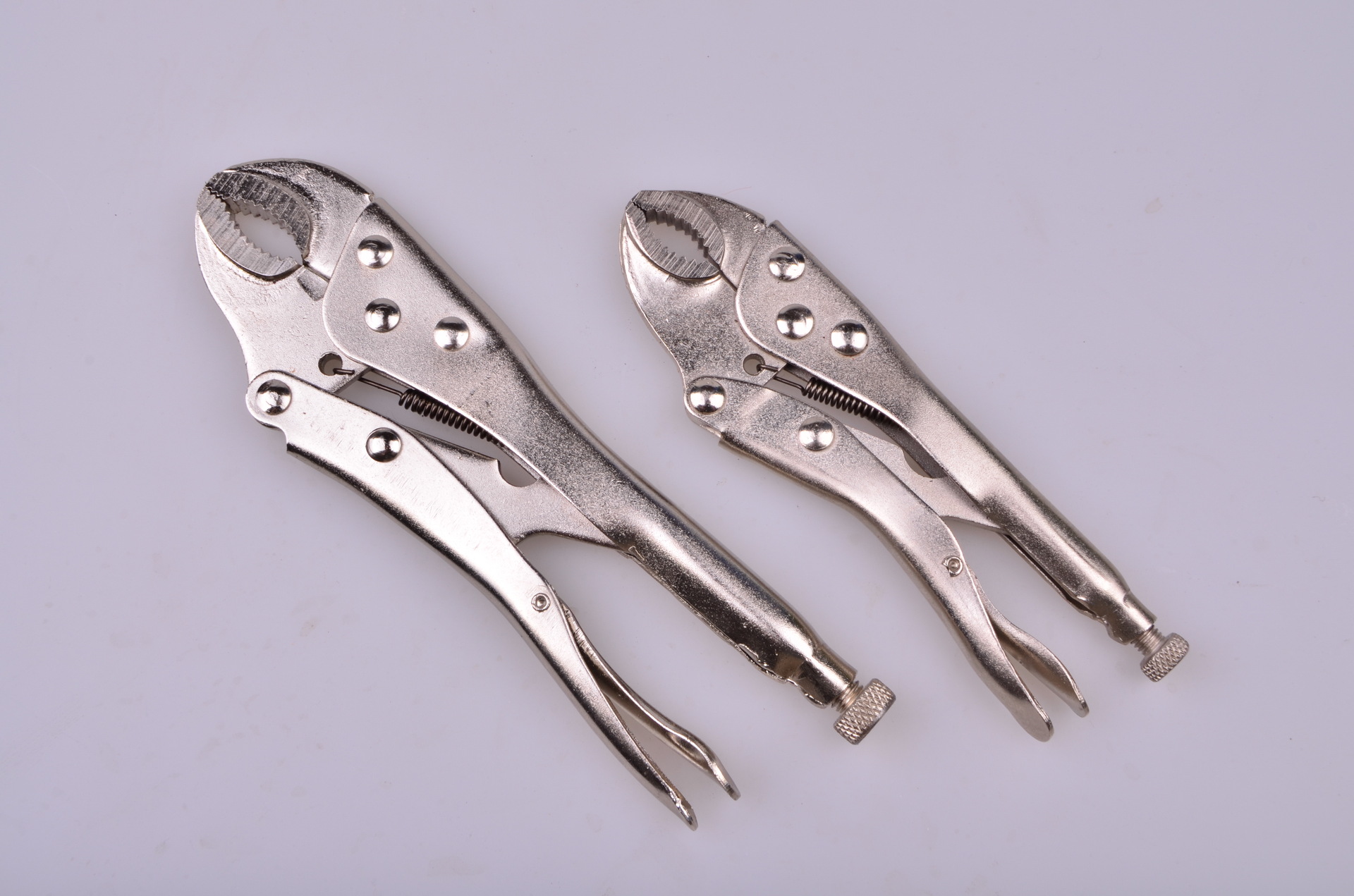 10寸圆嘴口优质大力钳子 光柄大力钳 45#钢重型钳子五金手动工具