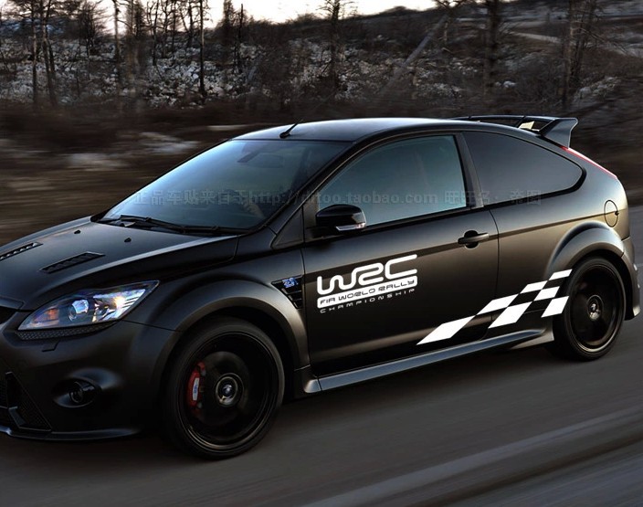 d-149厂家直销汽车格子拉花全车贴车身贴 遮划痕整车贴纸车型通用