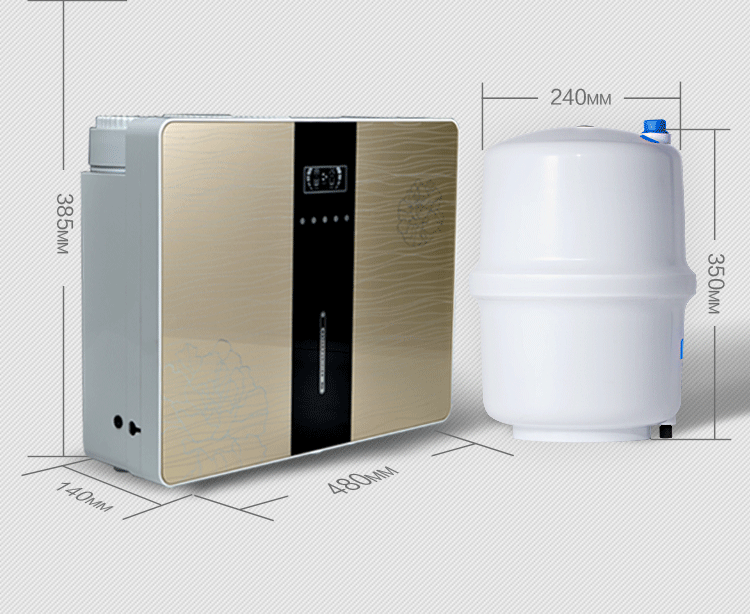 开润苹果六代家用直饮纯水机ro反渗透厨房净水器