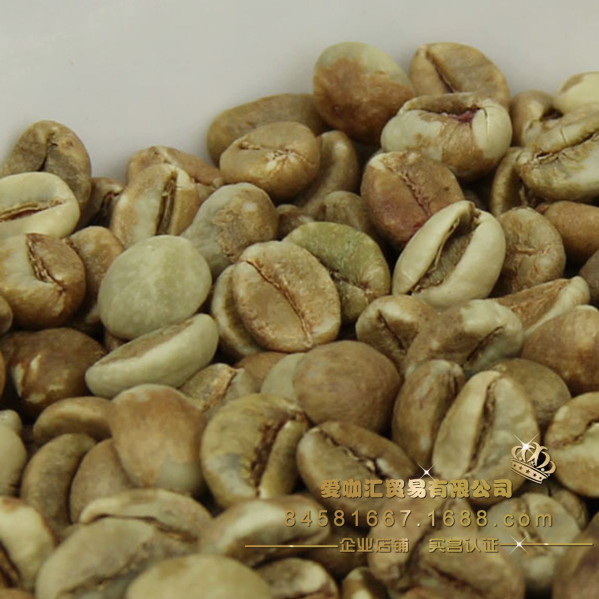 非洲进口乌干达咖啡生豆 罗布斯塔生咖啡豆 500g