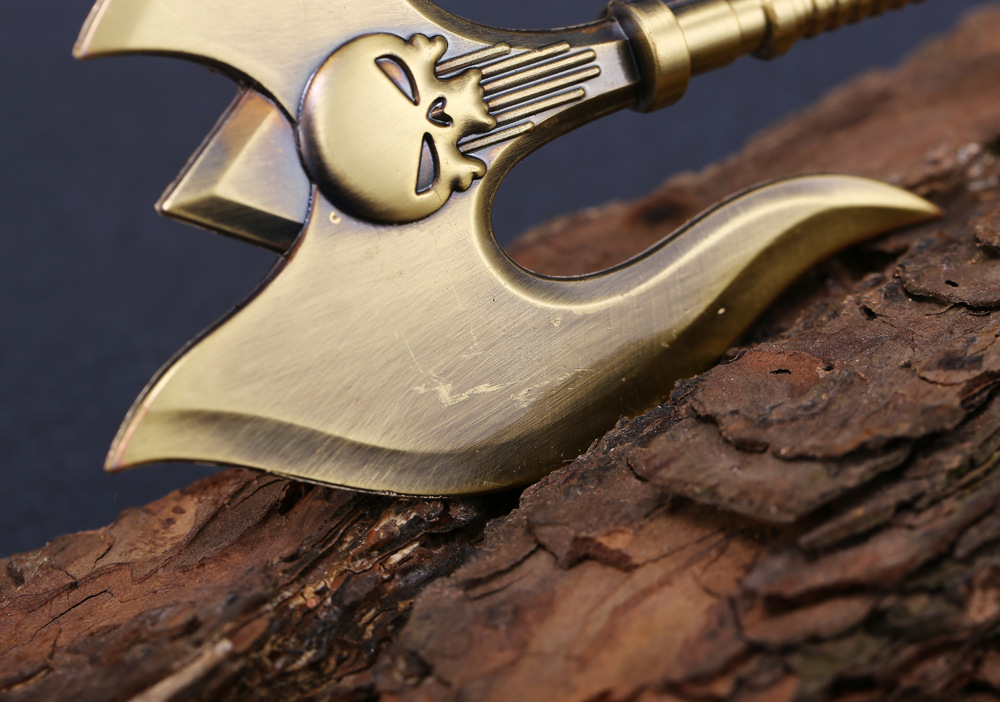 lol 英雄联盟 诺克萨斯之手 德莱厄斯 战斧兵器钥匙扣挂件 15cm