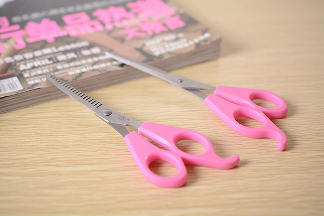高品质粉色牙剪diy美发修剪器 刘海剪刀刘海修剪刀套装