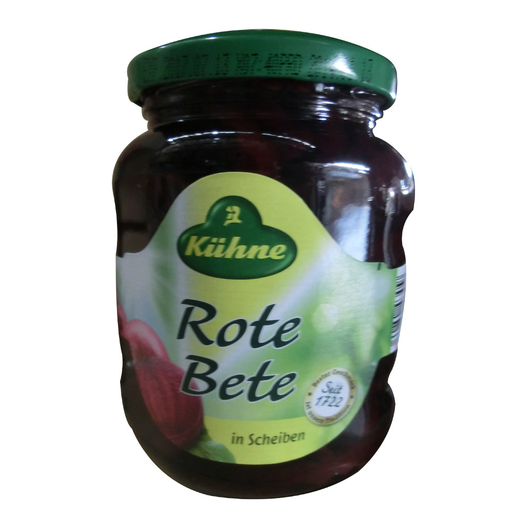 德国进口 kuhne 冠利红菜头 330g 进口蔬菜罐头