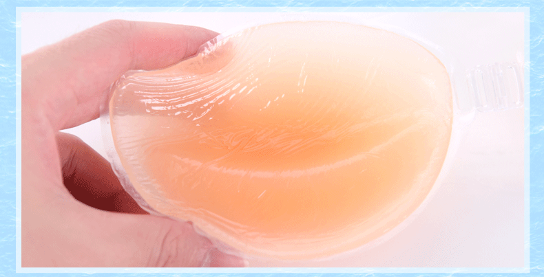 直销上薄下厚调整聚拢型无肩带硅胶隐形文胸 硅胶乳贴插片