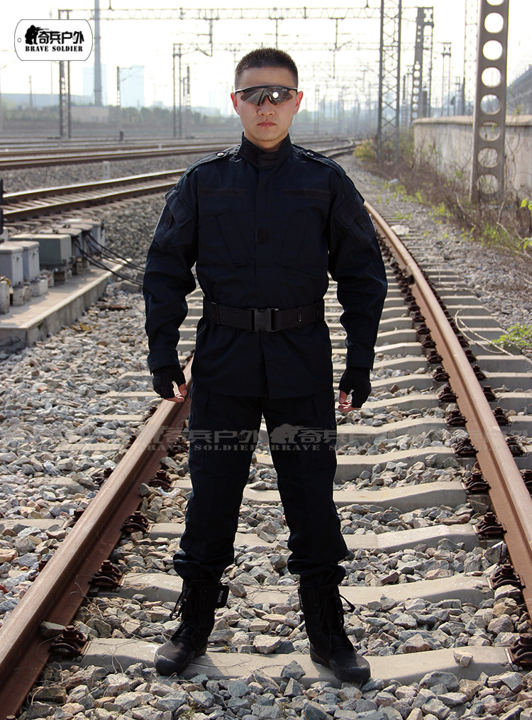 黑色作训服套装外军二代特战服特战制服训练服cs装备服25