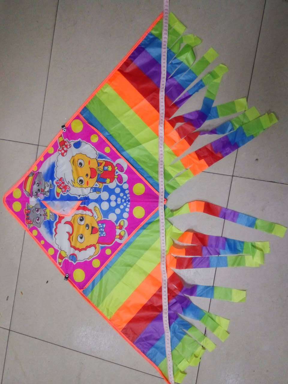 爆款批发小多尾风筝卡通多尾三角风筝熊出没喜洋洋厂家直销