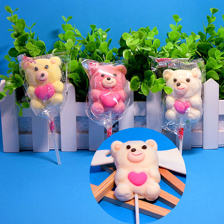 金稻谷16g可爱卡通动物造型棉花糖 喜庆节日礼物零食软糖糖果批发