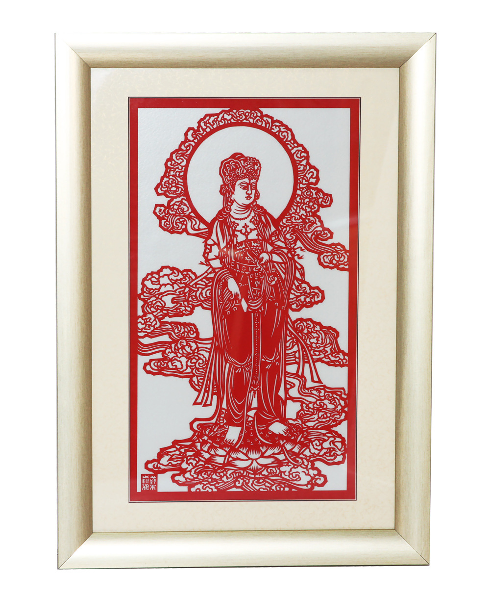 吴国本原创手工剪纸 家居装饰画挂画 酒店配画 工艺画 支持定制