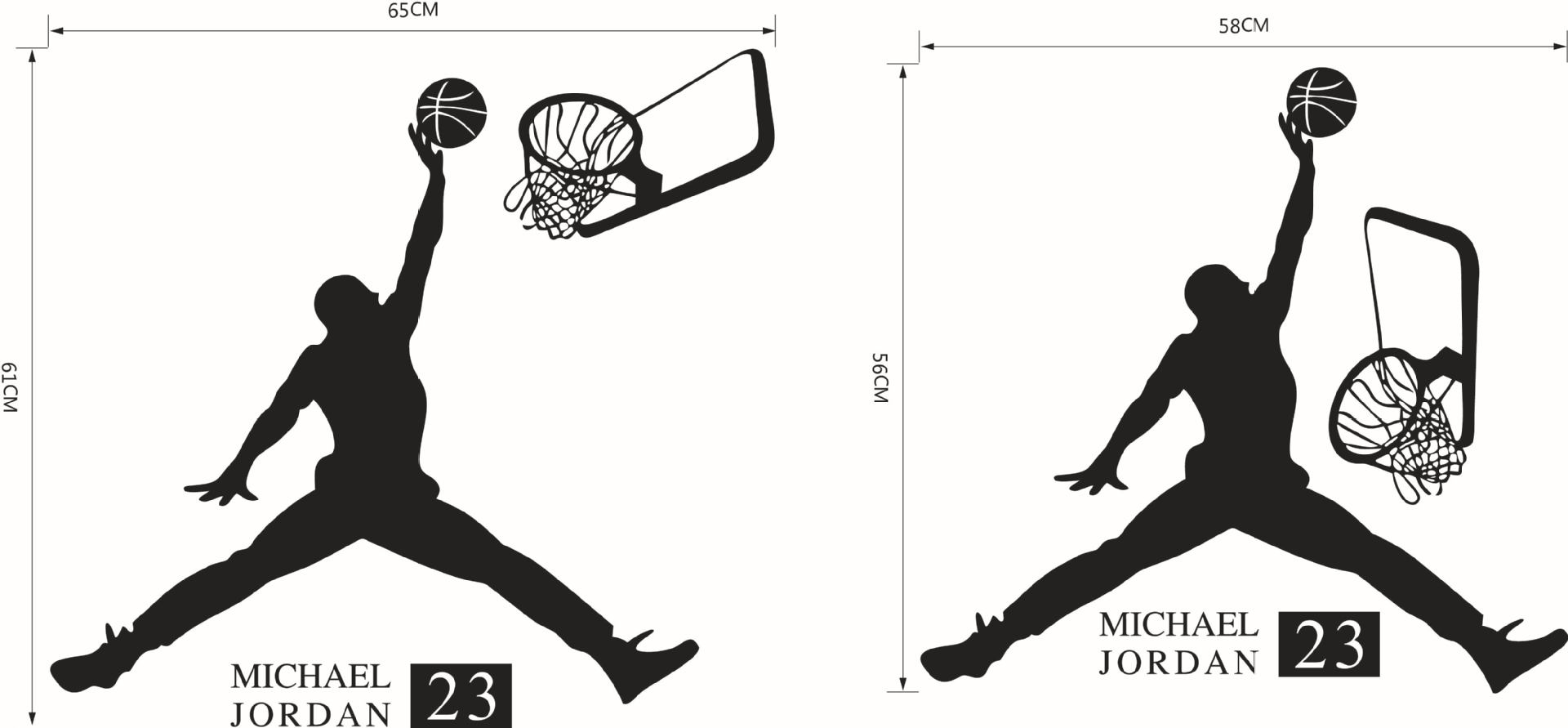 aw9231打篮球男孩卧室客厅装饰墙贴
