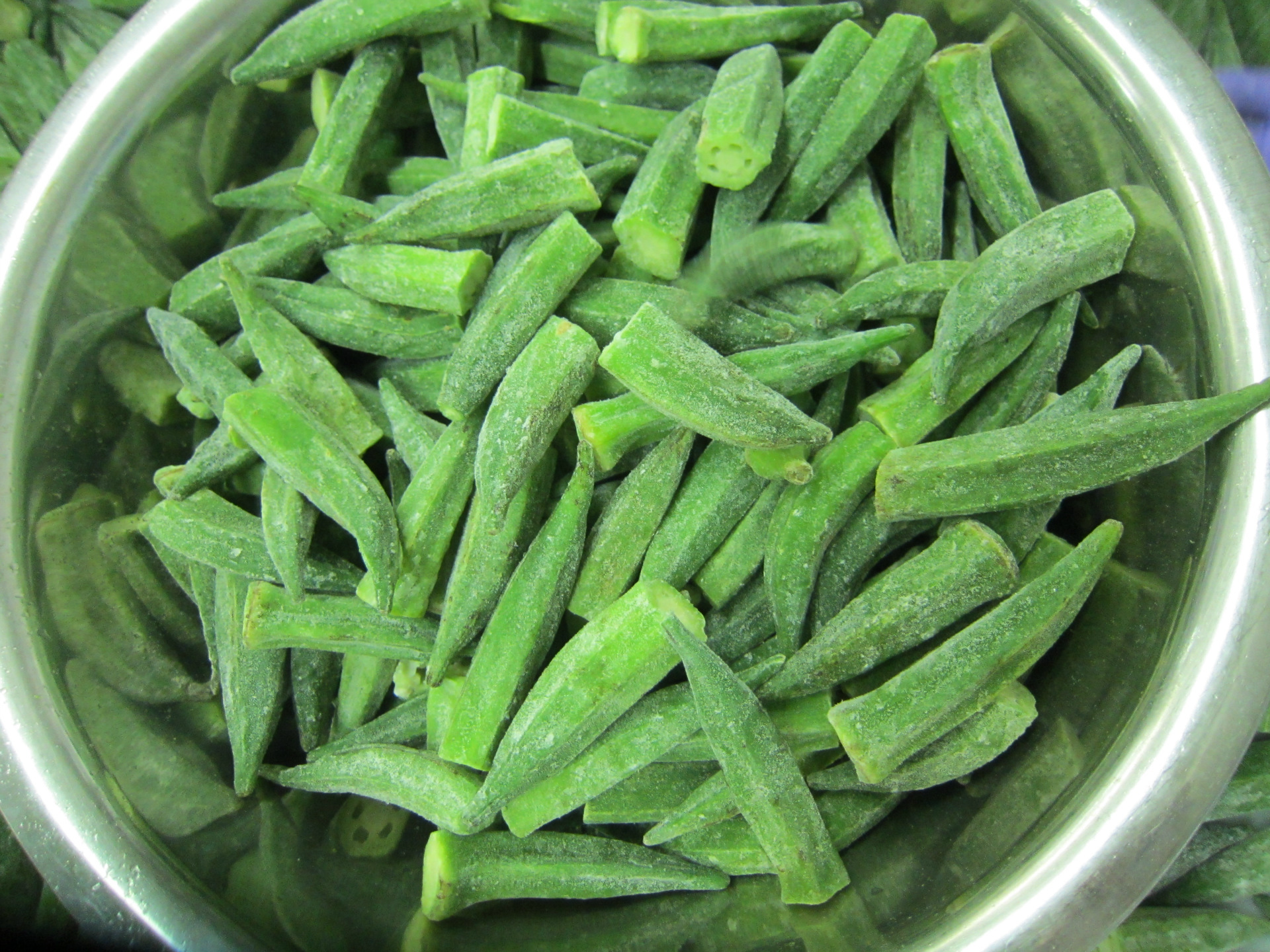 速冻黄秋葵段冷冻黄秋葵段速冻食品冷冻食品