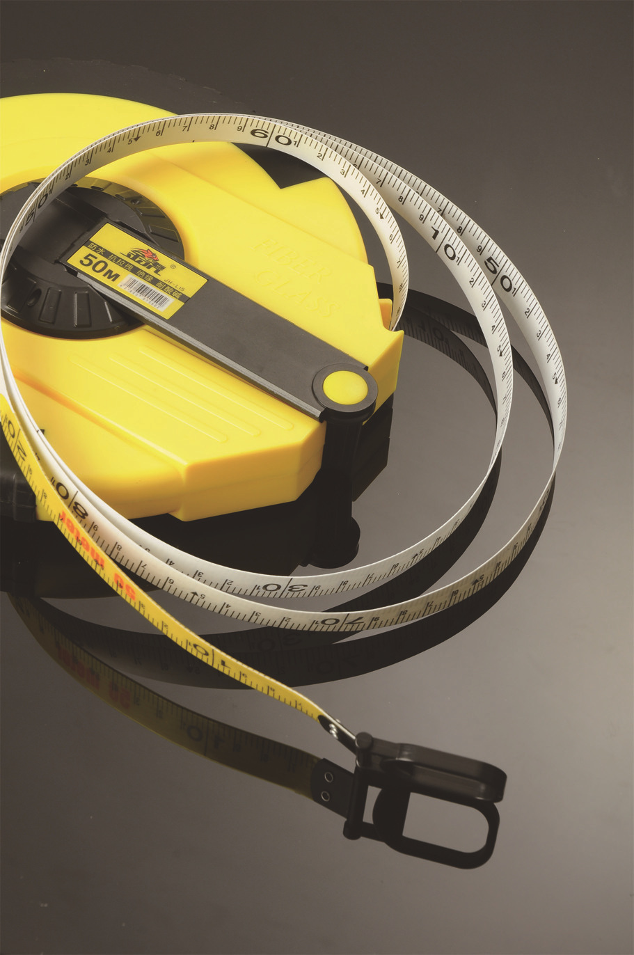 厂家直销 金虎牌jh-l15系列 高档纤维长卷尺 防水尺20m30m50m