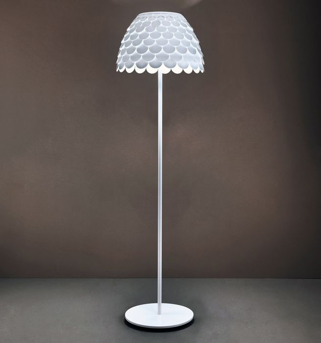 现代简约 卡门鱼鳞盔甲两色落地灯 过道/餐厅/酒店/书房 carman