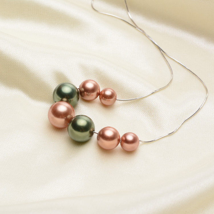 2019新款海水珍珠母贝珠 项链全孔款式厂家直销 量大从优