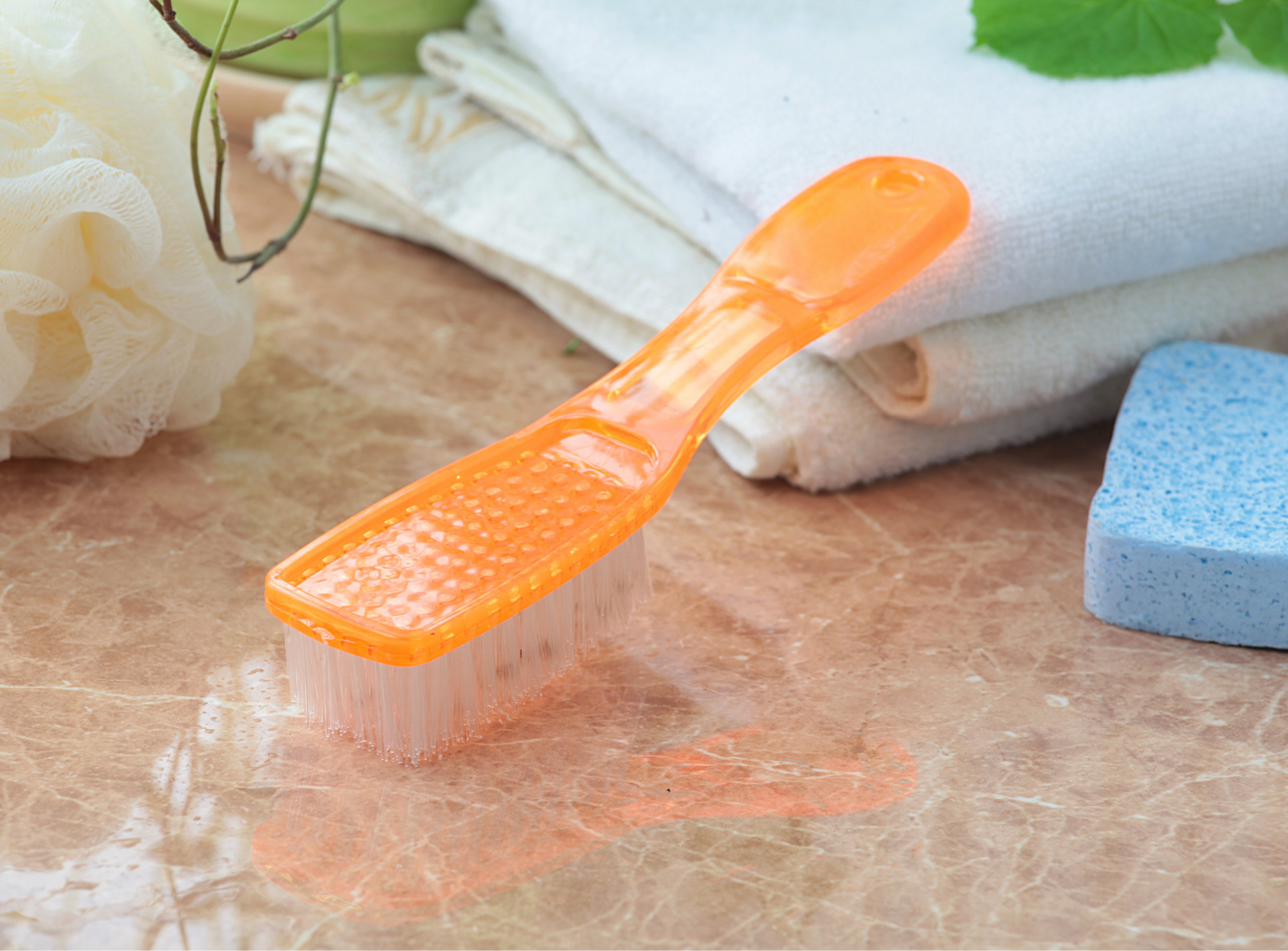 大号水晶鞋刷子 优质塑料鞋刷 家居必备 一元两元店日用百货