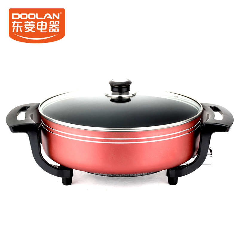 东菱不粘电火锅,多能韩式电热锅,一锅顶两锅,火锅王厂家直销