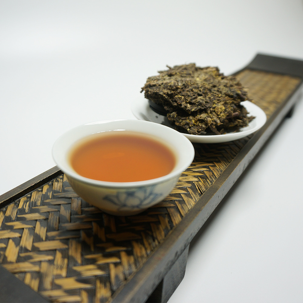 普通特制茯砖茶 800克 益阳特产黑茶 金花超多 冠突散囊菌 湘益