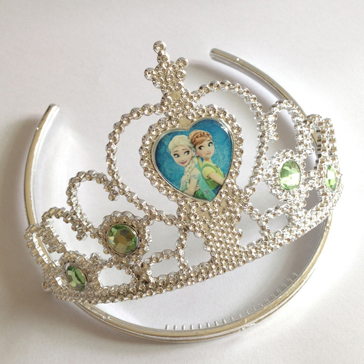 现货热销 儿童装扮皇冠 冰雪奇缘皇冠 elsa艾莎公主卡通王冠