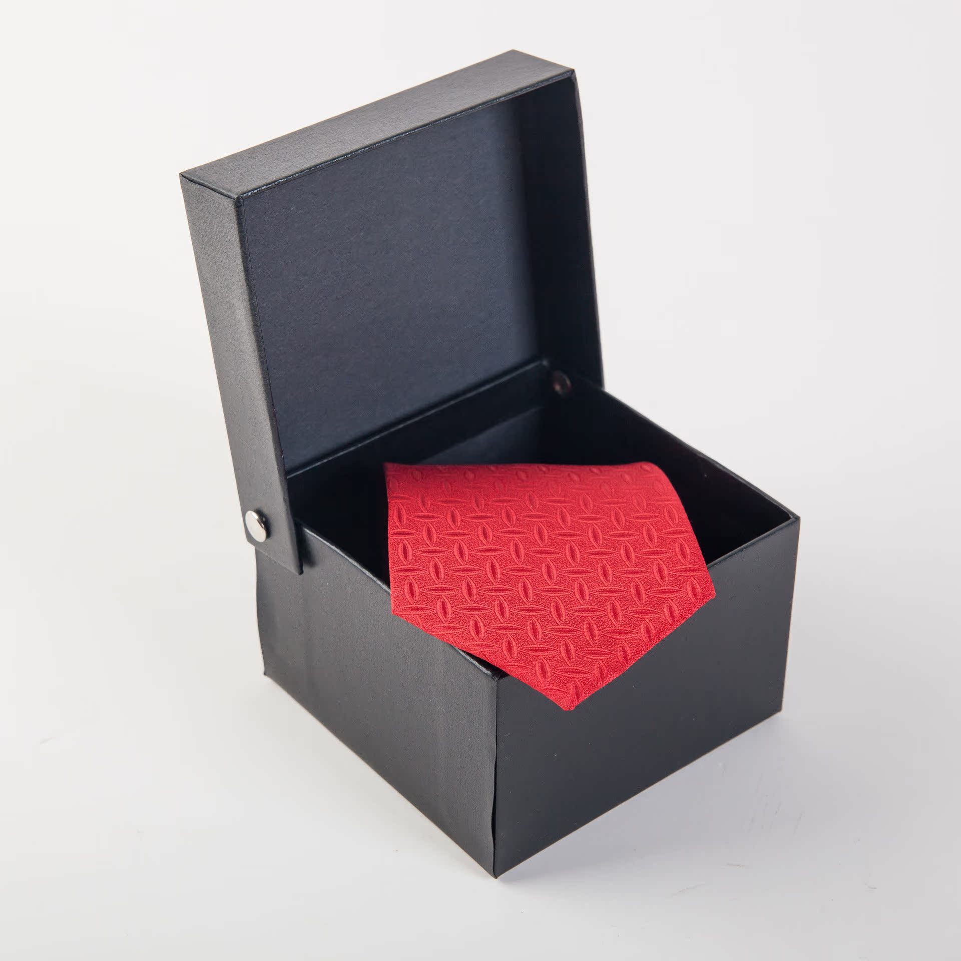 精品领带包装盒11.5*11.5*8 高档大气领带礼盒批发