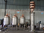 不锈钢皮渣蒸馏机组