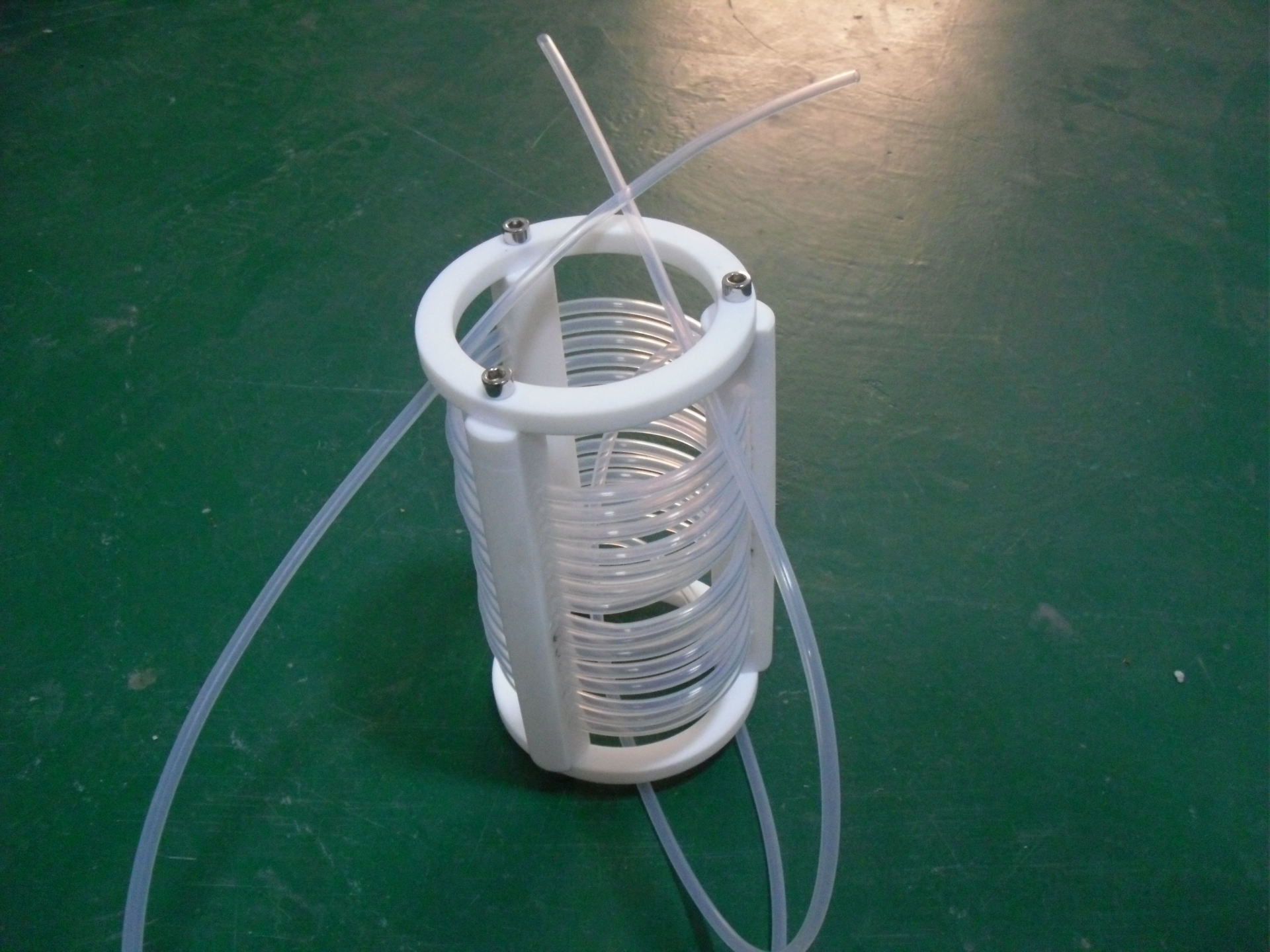 直销定制pfa盘管接头pfa冷凝器氟塑料换热器氟塑料加工