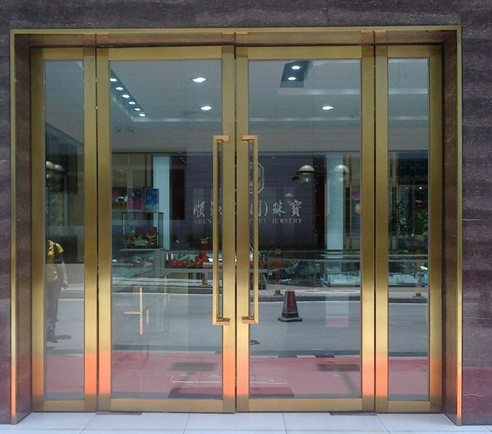 专业生产 推拉钢化玻璃门 办公室钢化玻璃