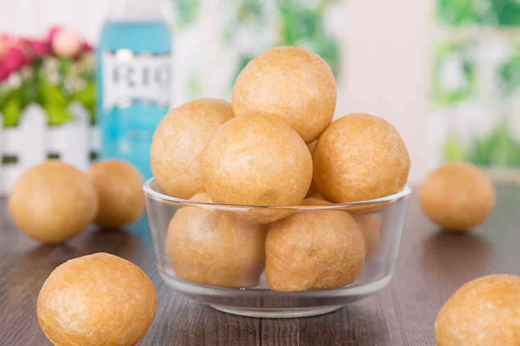 江苏特产无锡油面筋正宗清水油面筋泡500克油面筋塞肉素食批发