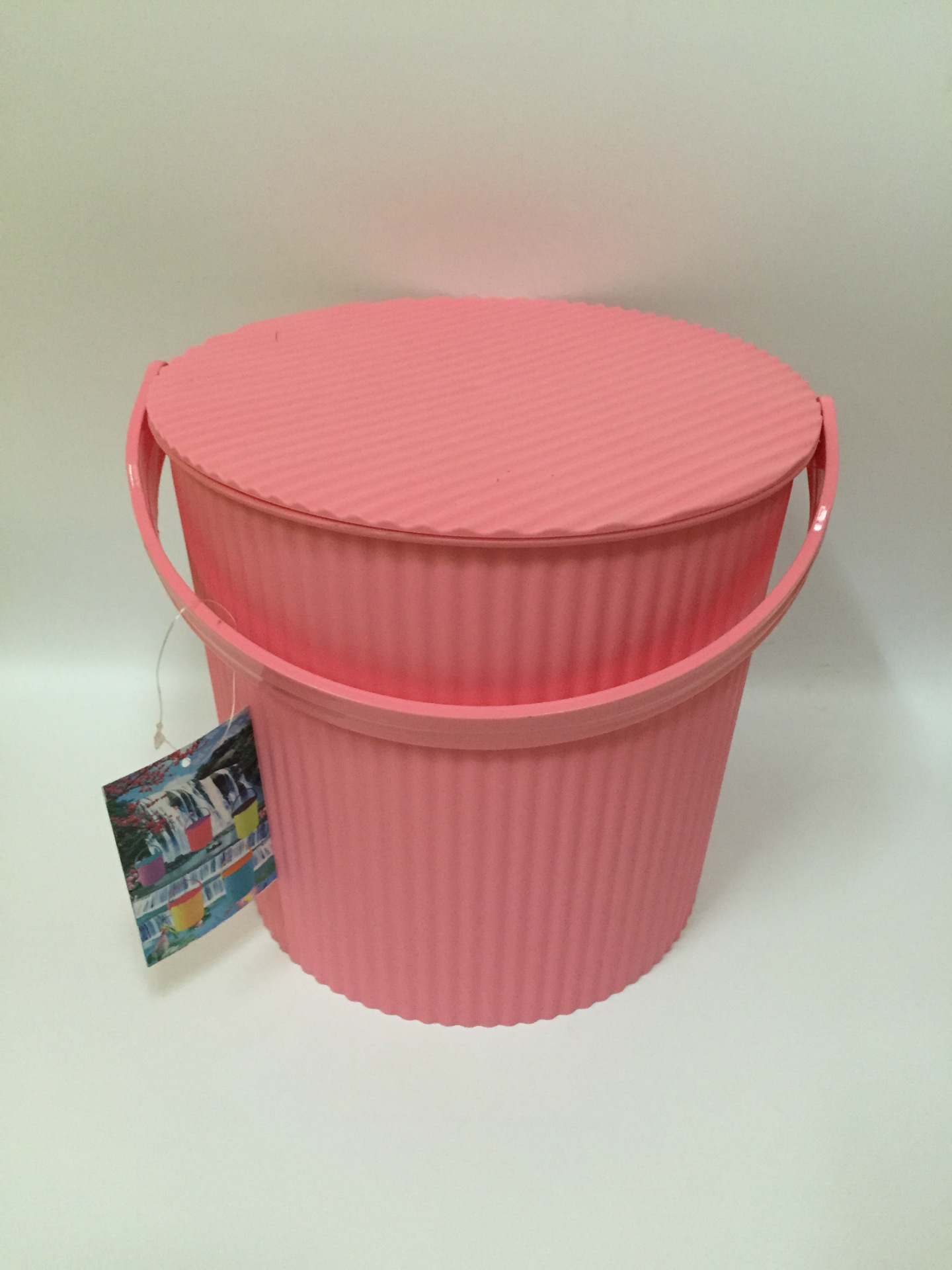 多用桶 塑料带手提收纳桶 钓鱼桶 多功能桶 圆形带盖塑料桶