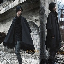 厂家批发 潮男演出T恤韩版时尚个性流苏短袖T恤潮 T43 P85