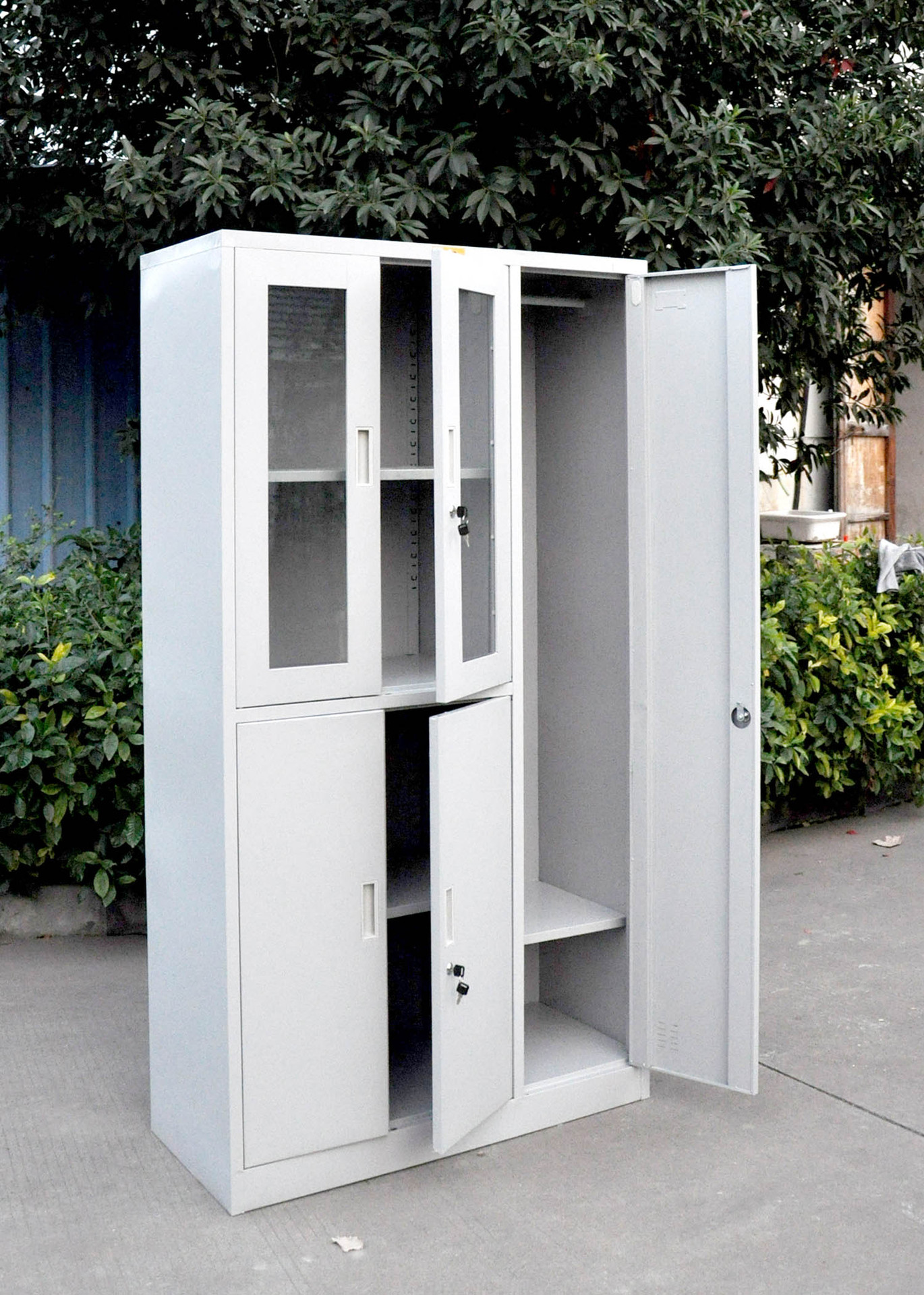 厂家热销 高档中三斗钢制文件柜 酒店 学校 办公用文件柜 定制