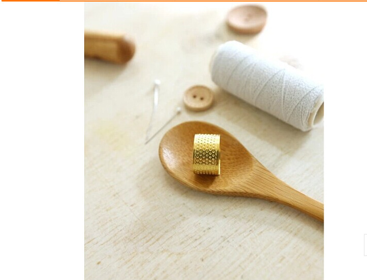 厂家直销 手工缝纫diy 全铜顶针 金色顶针 家居必备 缝补用 批发