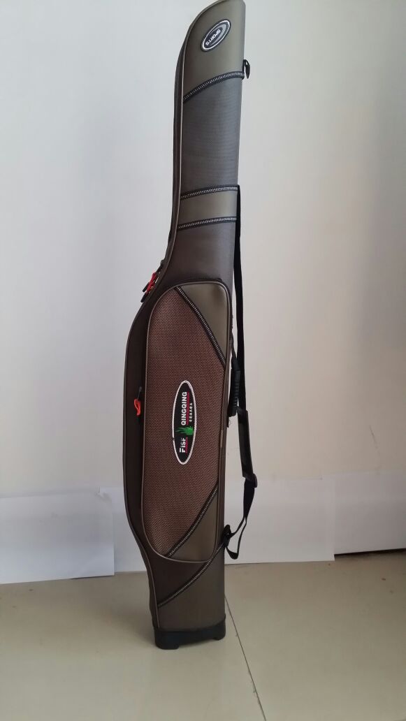 2米大肚包鱼竿包支架鱼竿包渔具包硬壳钓鱼包