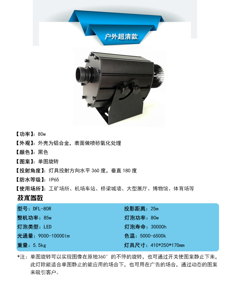 80W户外超清参数(单图旋转）