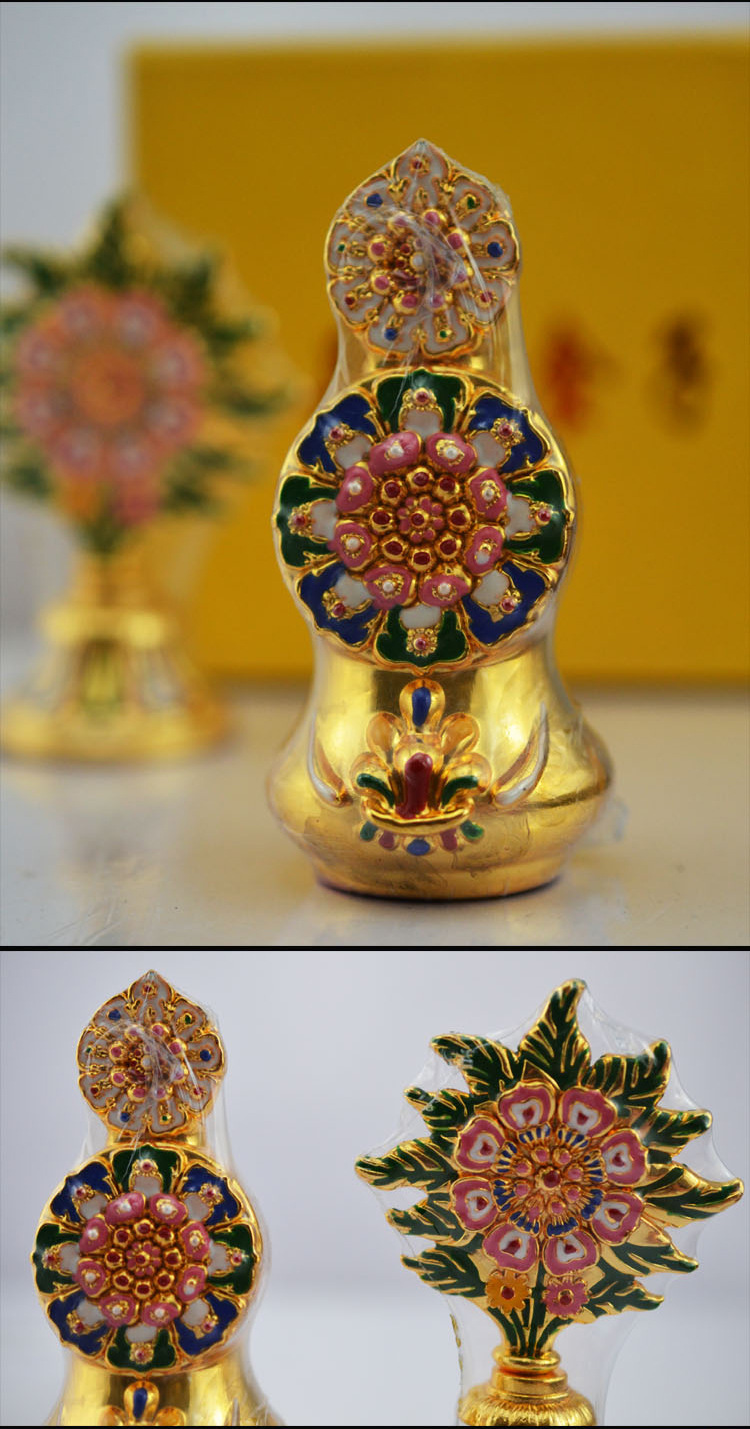 食子朵玛佛教 佛宝 佛前八供铜朵玛(食子 花)供佛珍贵吉祥供品